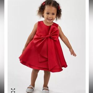 Rare Edition Toddler Girl Mikado Dress.